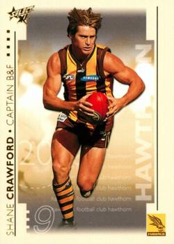 2003 Select XL AFL #128 Shane Crawford Front